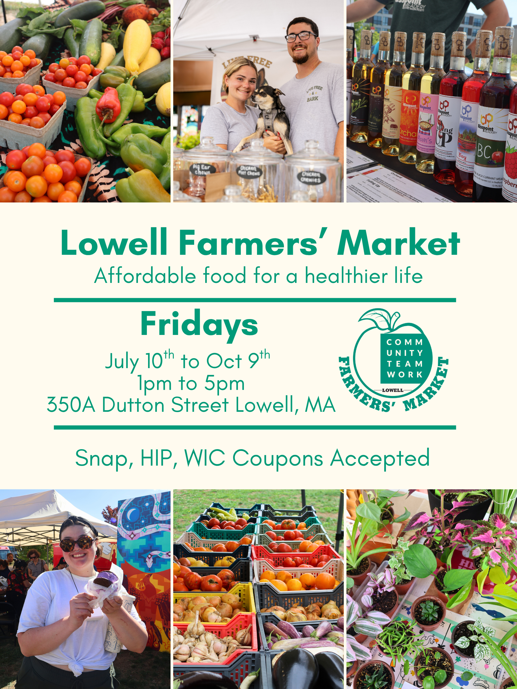 Lowell Farmers Market Flyer