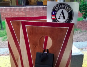 corn hole boards made by kids in youth build program adobespark