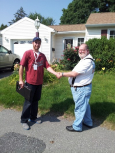 two men shaking hands