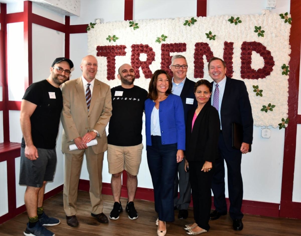 Lt. Governor Polito and Secretary Kennealy meet with the Entrepreneurship Center