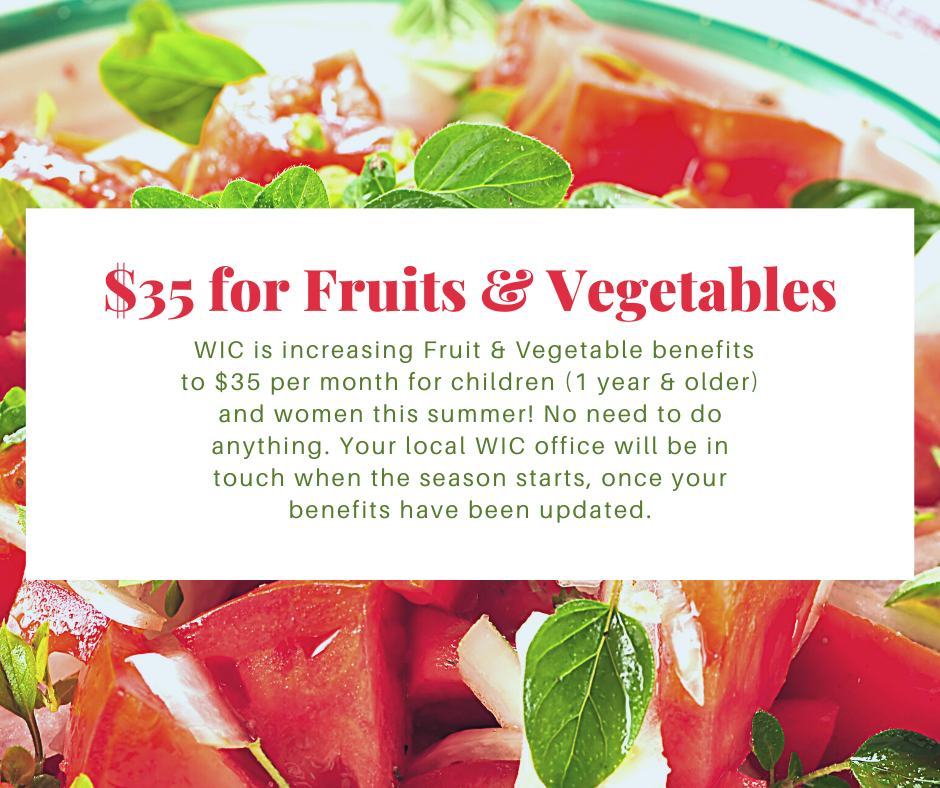 fruits and veggies flyer