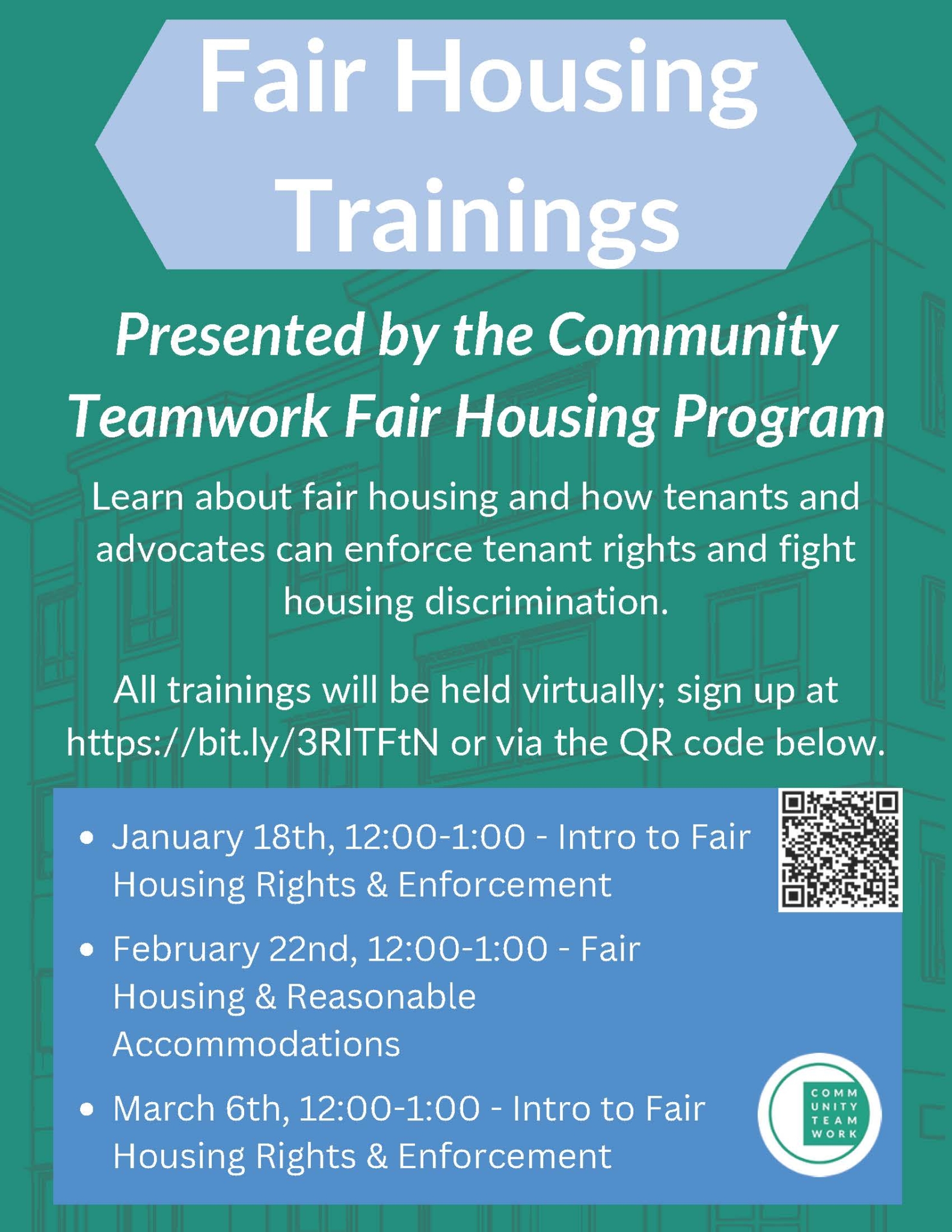 Fair Housing Trainings Community Teamwork